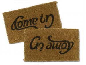 come-in-go-away-mats Come in go away mats