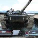 Tank Double Car Crush