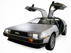 electric powered delorean