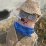 Hunter S Thompson Finger Puppet