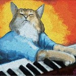 Keyboard Cat Poster