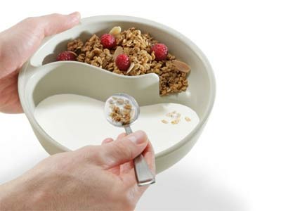 Never soggy cereal bowl