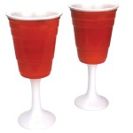 Red Cup Wine Glasses