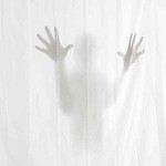 Scary Shower Curtain