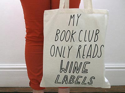 Book Club Wine Tote