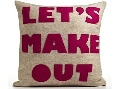 Let's Make Out Pillow