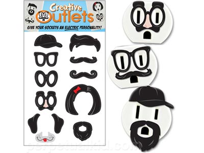 Outlet Face Stickers