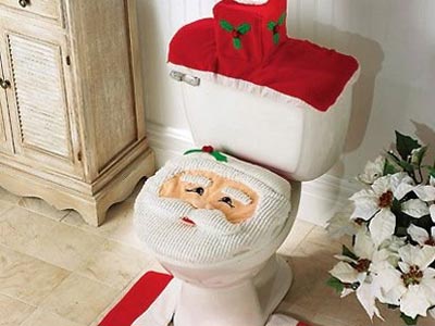 Santa Toilet Cover