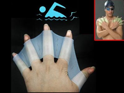 silicone swim gloves for swimming